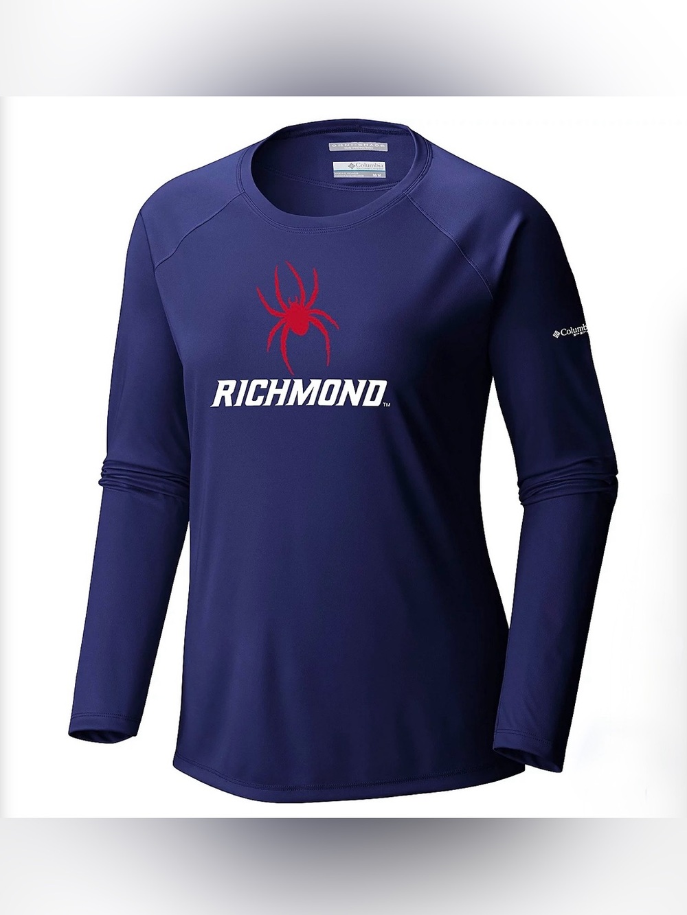NWT Columbia Women's University Of Richmond Spiders Long Sleeve Graphic T small